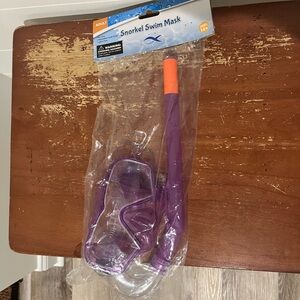Purple Snorkel Swim Mask